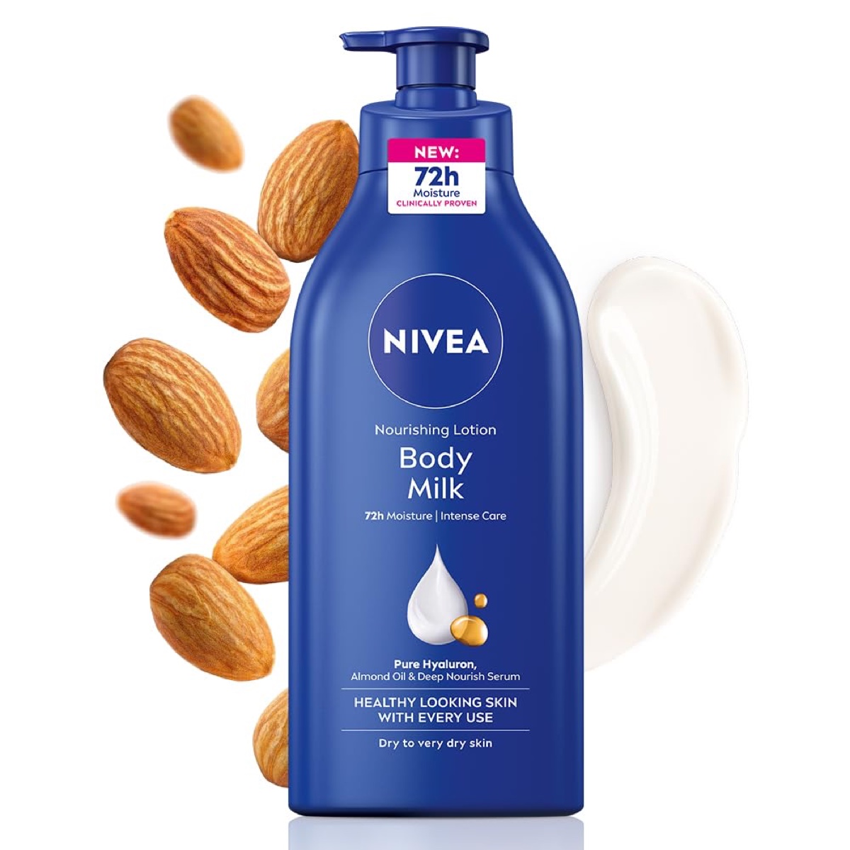 NIVEA Nourishing Body Milk with Hyaluronic Acid 600ml