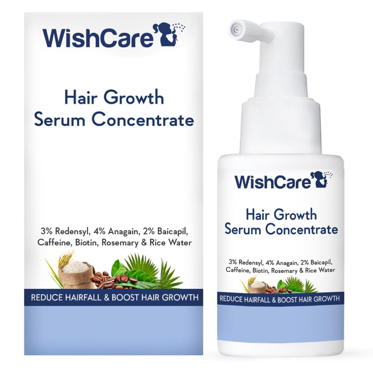 WishCare Hair Growth Serum with Redensyl & Rosemary Oil 30ml