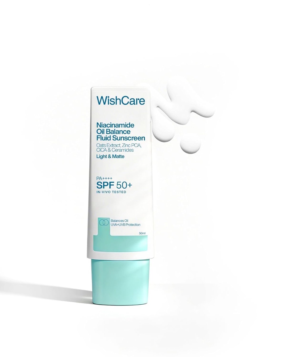 WishCare Niacinamide Oil Balance Fluid Sunscreen SPF 50 PA++++ 50ml