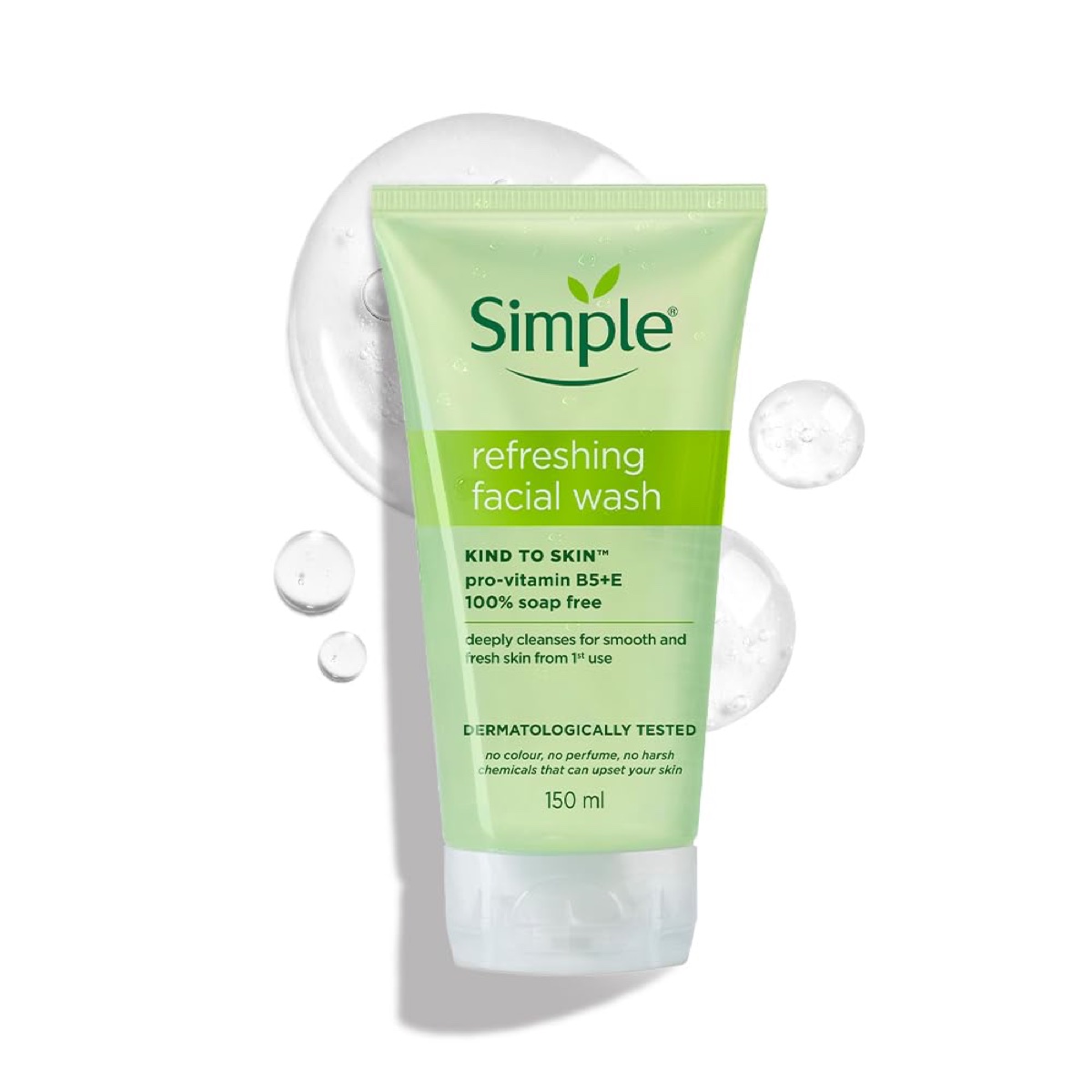 Simple Kind To Skin Refreshing Facial Wash 150ml